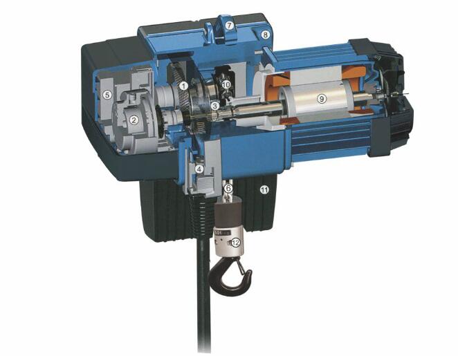 歐式環(huán)鏈電動(dòng)葫蘆內(nèi)部結(jié)構(gòu) 歐式環(huán)鏈電動(dòng)葫蘆內(nèi)部結(jié)構(gòu)